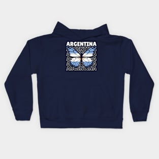 I Love Argentina // Argentine Flag // Argentinian Pride Kids Hoodie